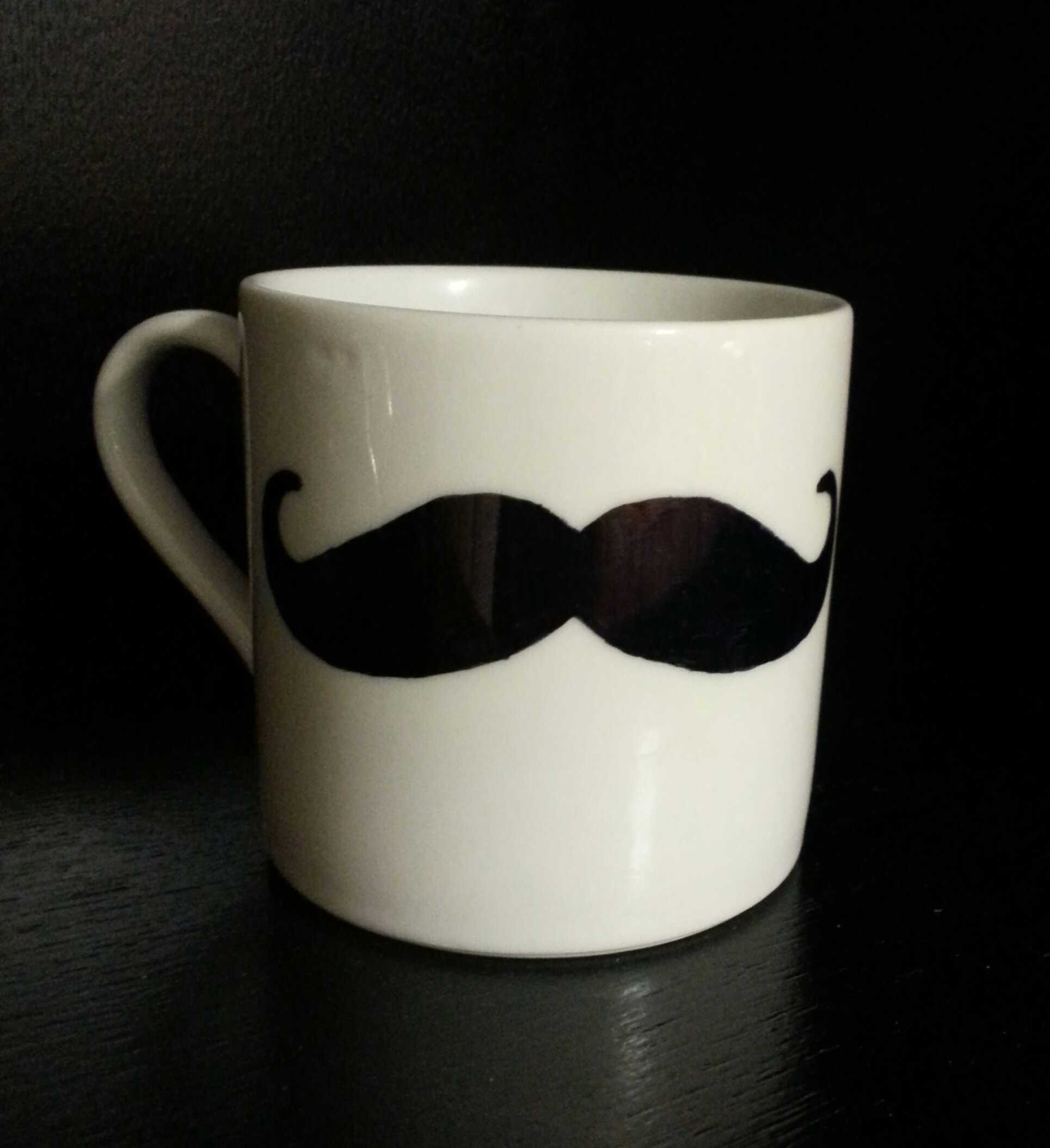 DIY mustache mug – Bearing News